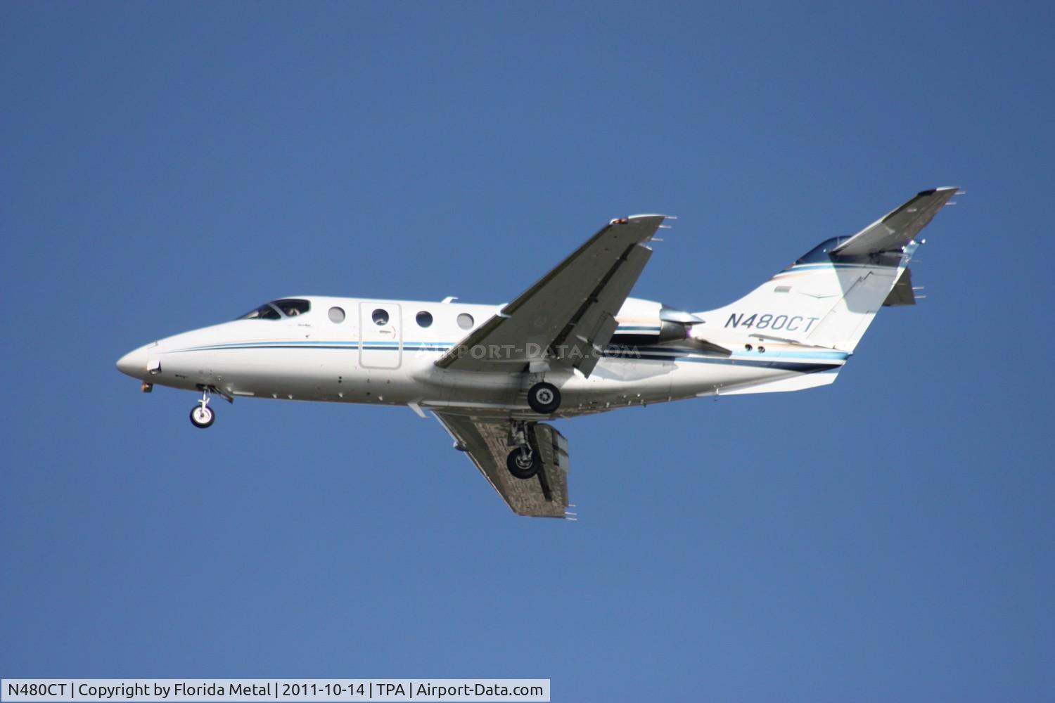 N480CT, 2007 Hawker Beechcraft 400A Beechjet C/N RK-544, Beech 400