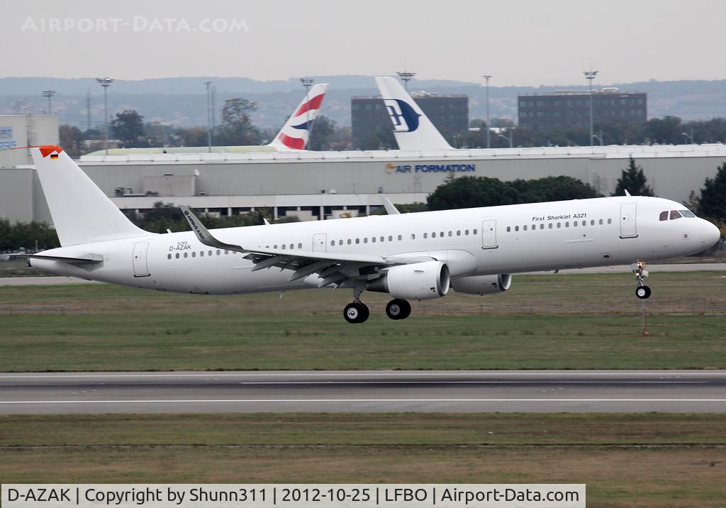 D-AZAK, 2012 Airbus A321-211 C/N 5295, C/n 5295 - First A321NEO
