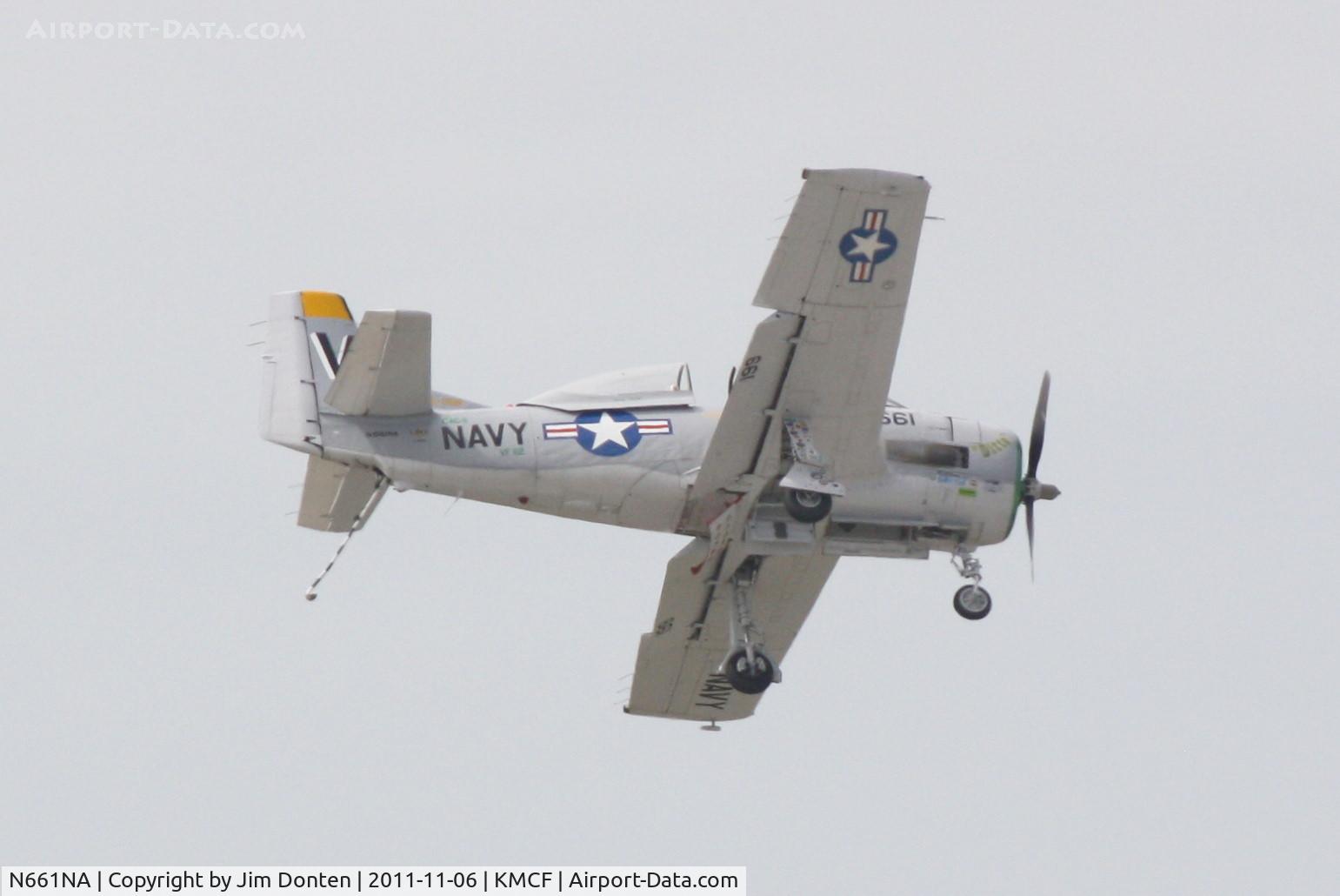 N661NA, 1957 North American T-28C Trojan Trojan C/N 226-238 (140661), A T-28 Trojan (N661NA) performs at MacDill Air Fest