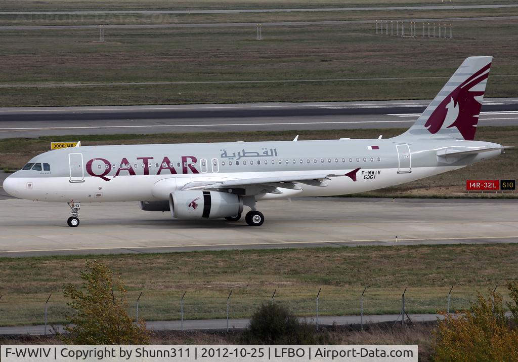 F-WWIV, 2012 Airbus A320-232 C/N 5361, C/n 5361 - To be A7-AHX