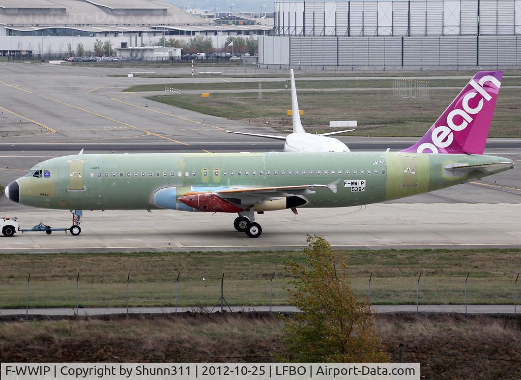 F-WWIP, 2012 Airbus A320-214 C/N 5384, C/n 5381 - For Peach