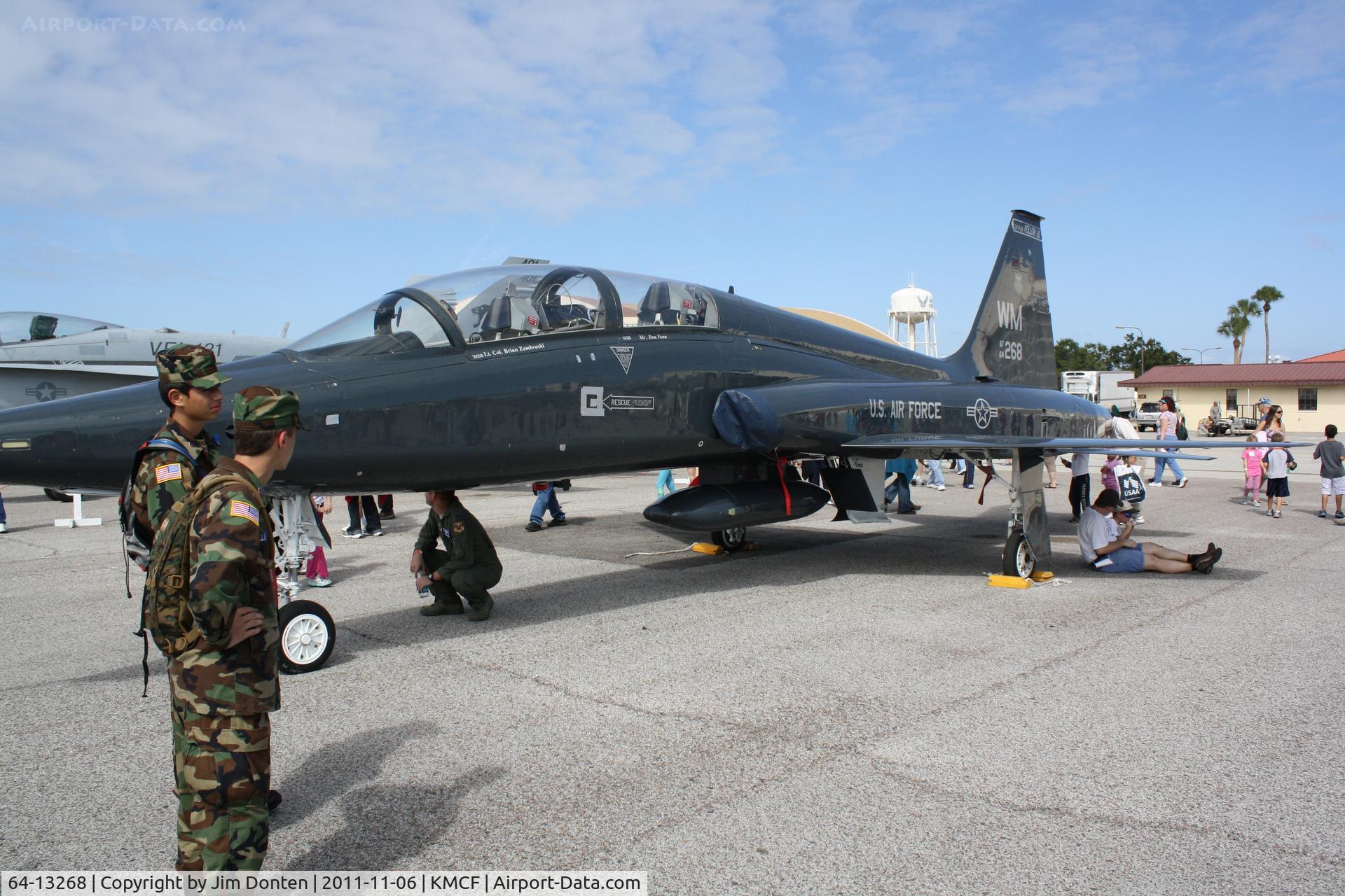 64-13268, 1964 Northrop T-38A-55-NO Talon C/N N.5697, T-38 Talon (64-13268) from 509th Bomb Wing at Whiteman Air Force Base on display at MacDill Air Fest