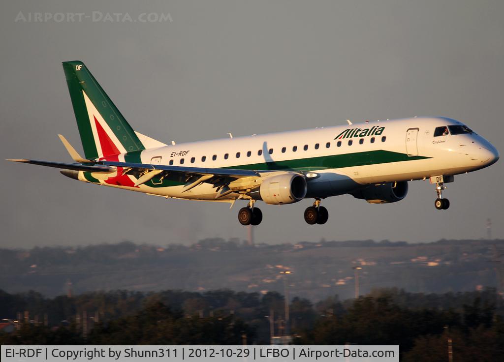 EI-RDF, 2012 Embraer 175LR (ERJ-170-200LR) C/N 17000337, Landing rwy 14R