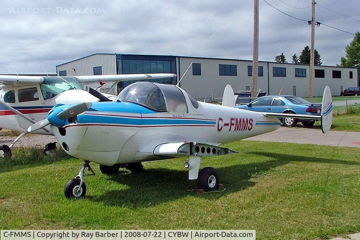 C-FMMS, 1946 Erco 415D Ercoupe C/N 1885, Erco Ercoupe 415D [1885]  Calgary-Springbank~C 22/07/2008. No idea where the wings were.