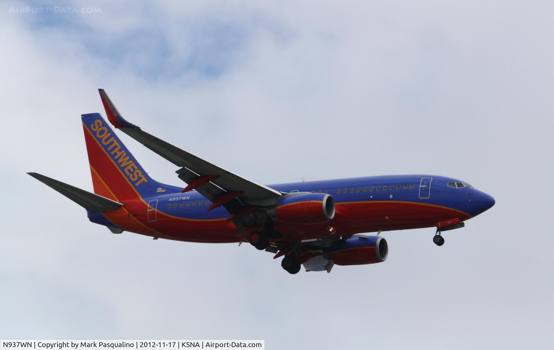 N937WN, 2009 Boeing 737-7H4 C/N 36644, Boeing 737-700