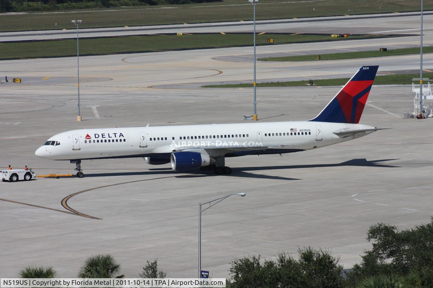 N519US, 1986 Boeing 757-251 C/N 23207, Delta 757-200