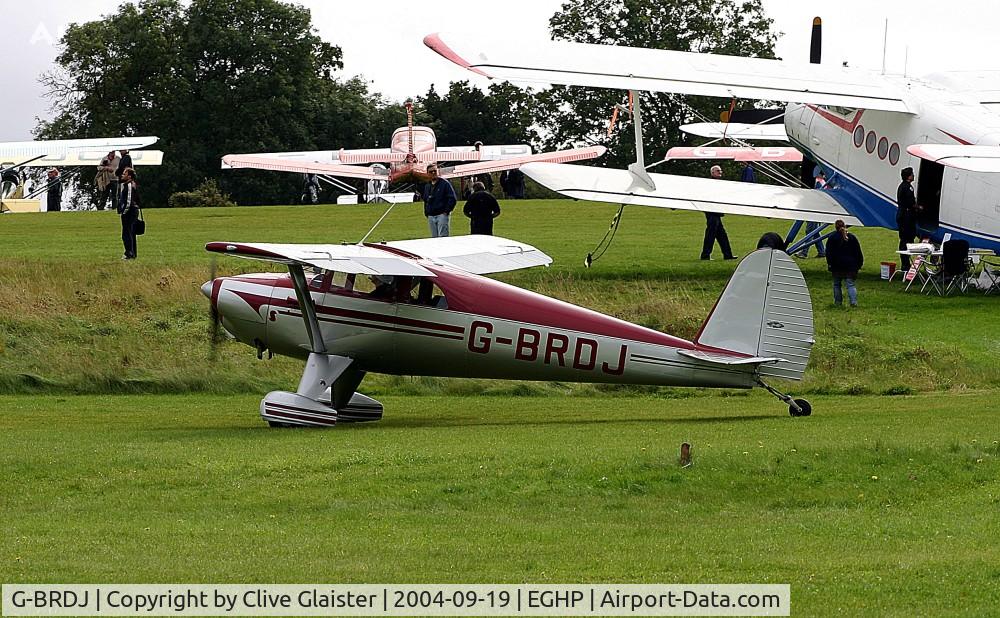 G-BRDJ, 1946 Luscombe 8F Silvaire C/N 3411, Ex: NC71984 > N71984 > G-BRDJ - Originally and currently in private hands since June 1989.