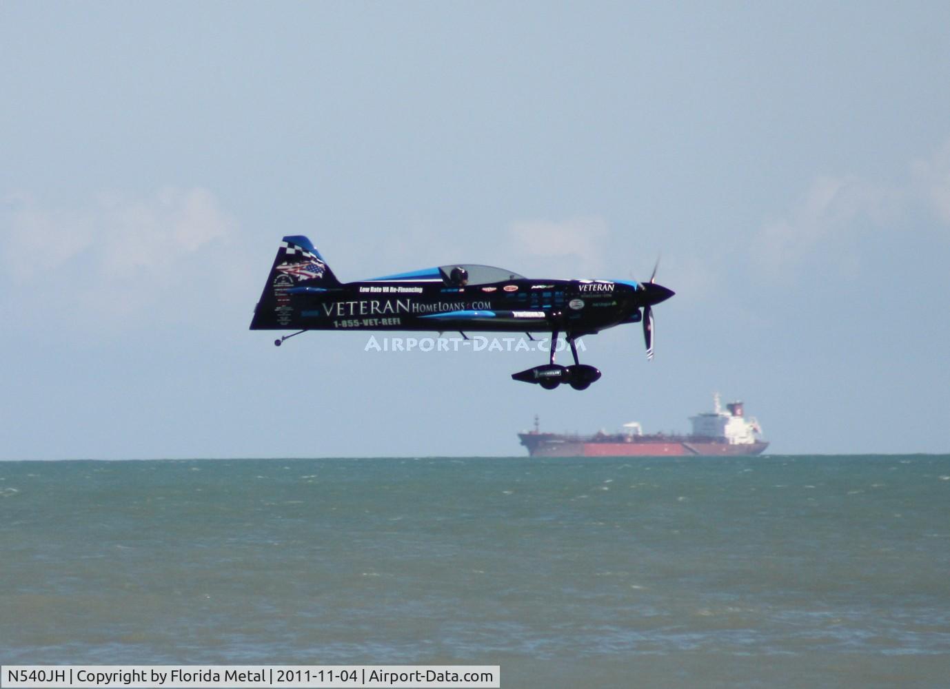 N540JH, MX Aircraft MXS C/N 14, Rob Holland low pass over the Atlantic Cocoa Beach