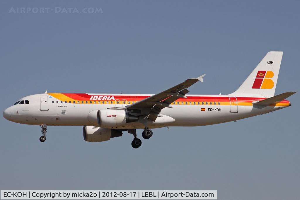 EC-KOH, 2004 Airbus A320-214 C/N 2248, Landing