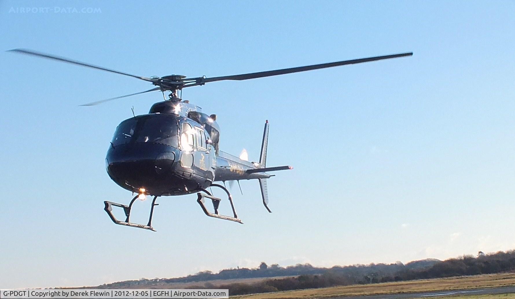 G-PDGT, 1988 Aerospatiale AS-355F-2 Ecureuil 2 C/N 5374, Prior to departure.