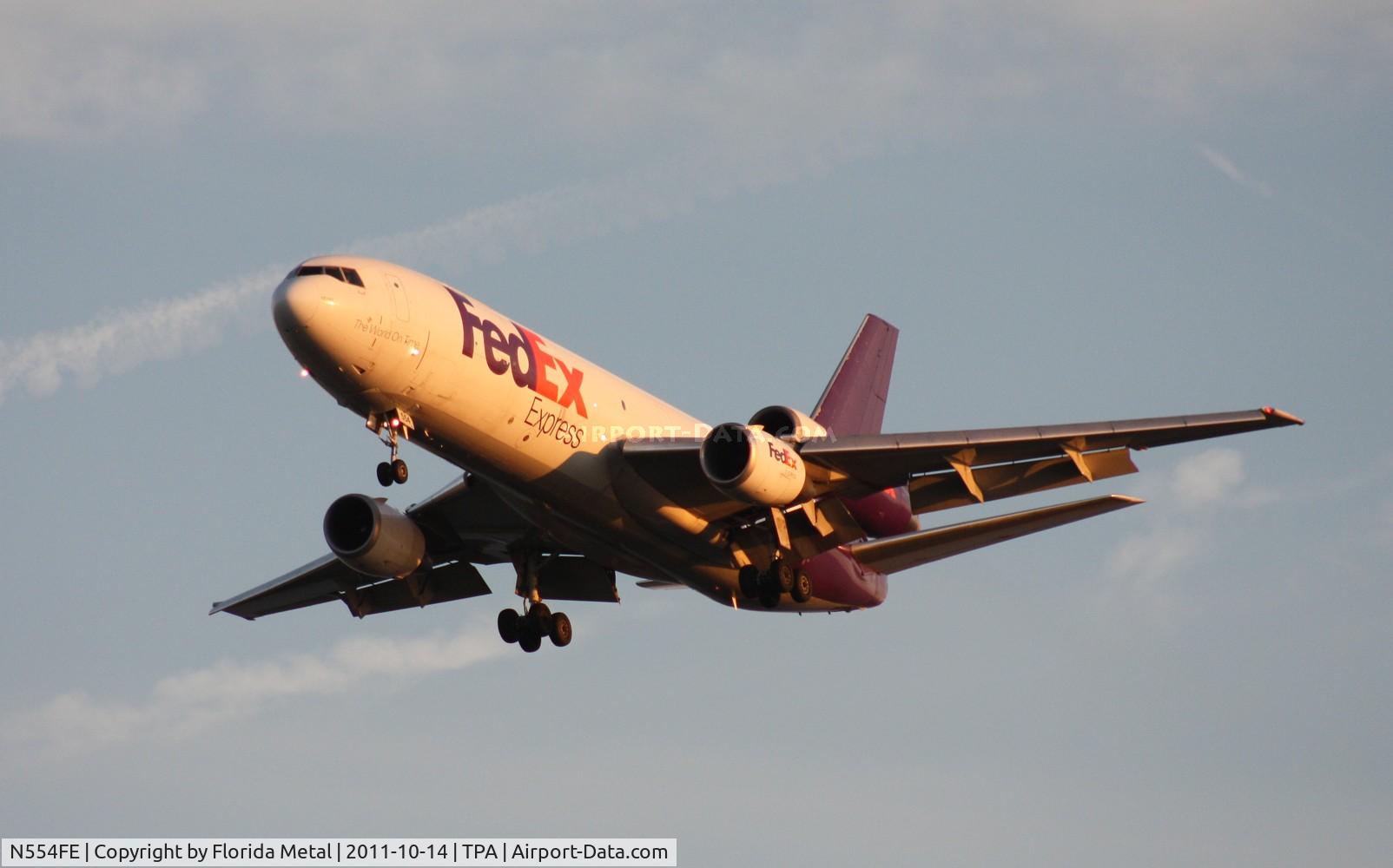 N554FE, 1972 McDonnell Douglas MD-10-10F C/N 46708, Fed Ex MD-10-10F