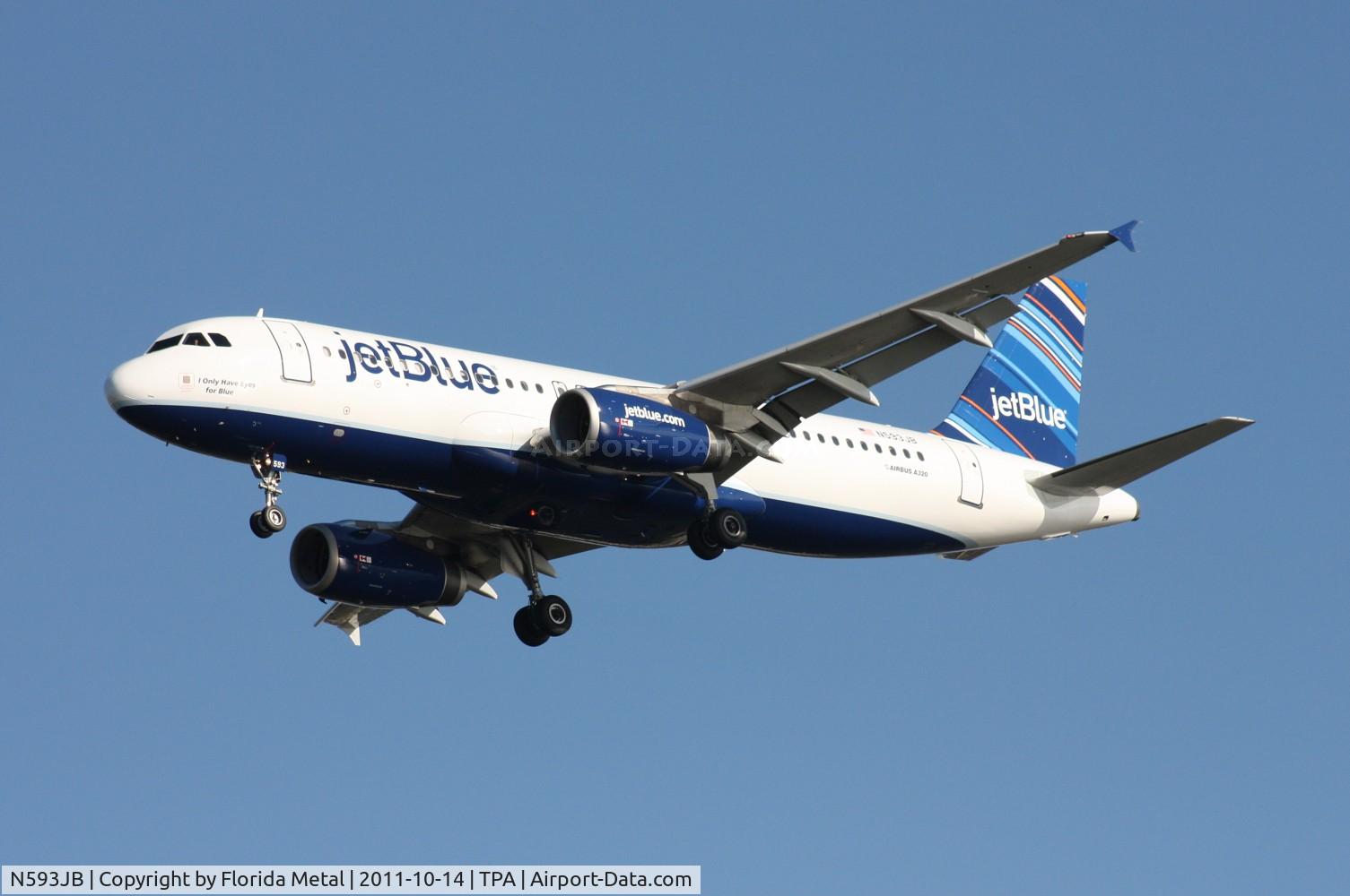 N593JB, 2004 Airbus A320-232 C/N 2280, Jet blue A320