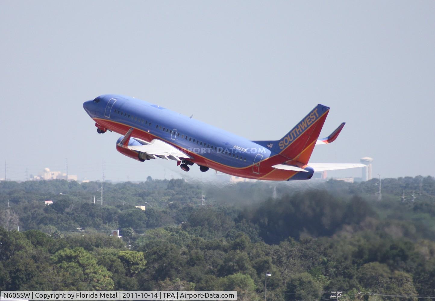 N605SW, 1995 Boeing 737-3H4 C/N 27956, Southwest 737