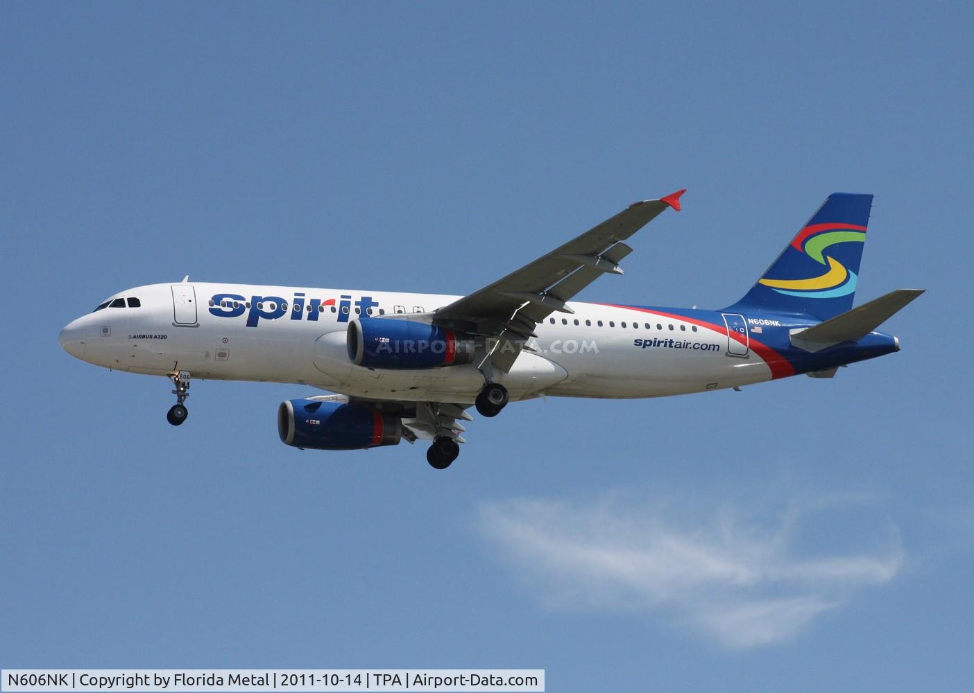 N606NK, 2011 Airbus A320-232 C/N 4592, Spirit A320
