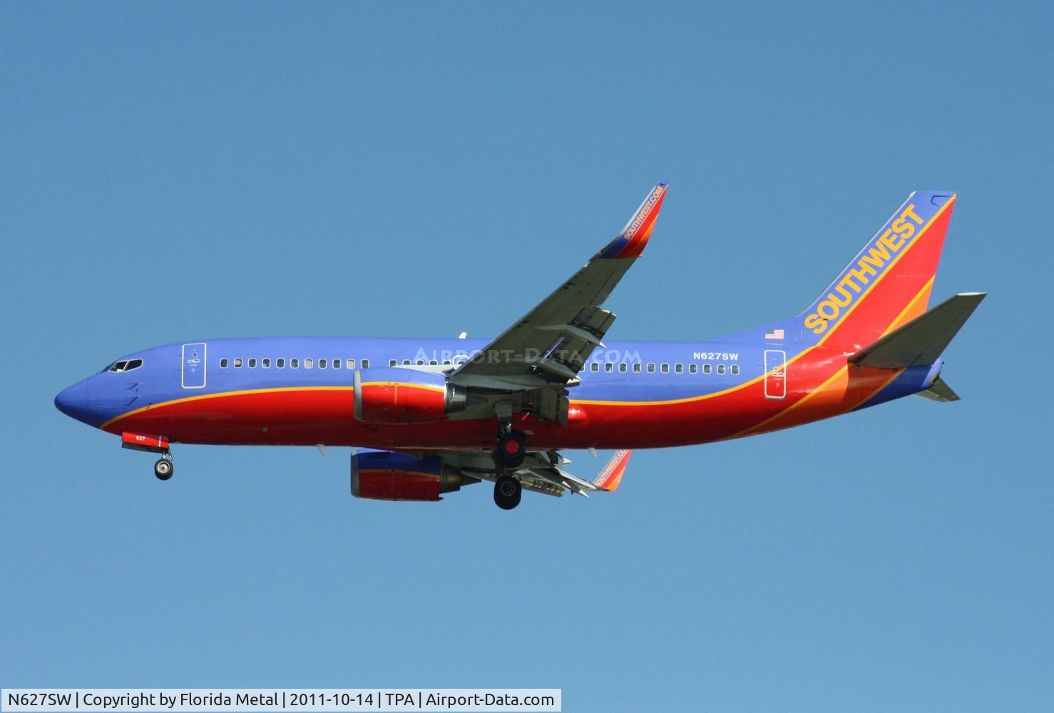 N627SW, 1996 Boeing 737-3H4 C/N 27935, Southwest 737