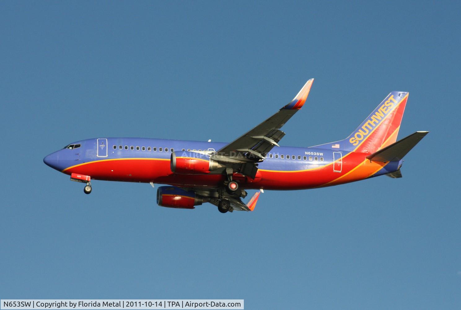 N653SW, 1997 Boeing 737-3H4 C/N 28398, Southwest 737