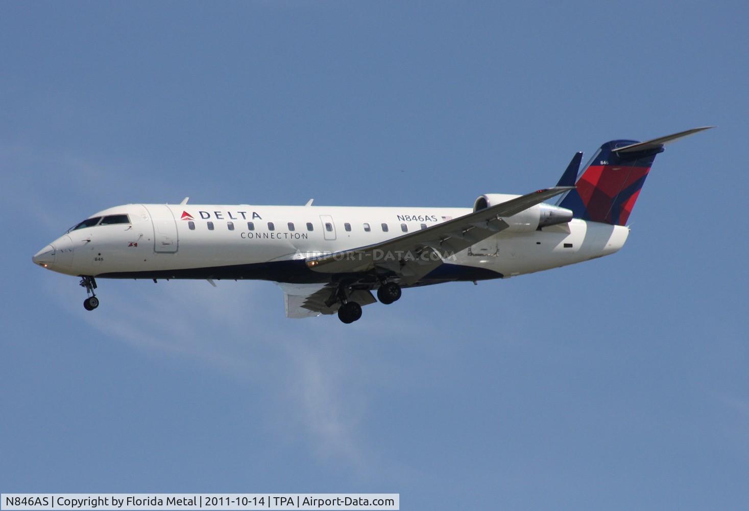 N846AS, 1999 Bombardier CRJ-200ER (CL-600-2B19) C/N 7328, ASA CJR-200