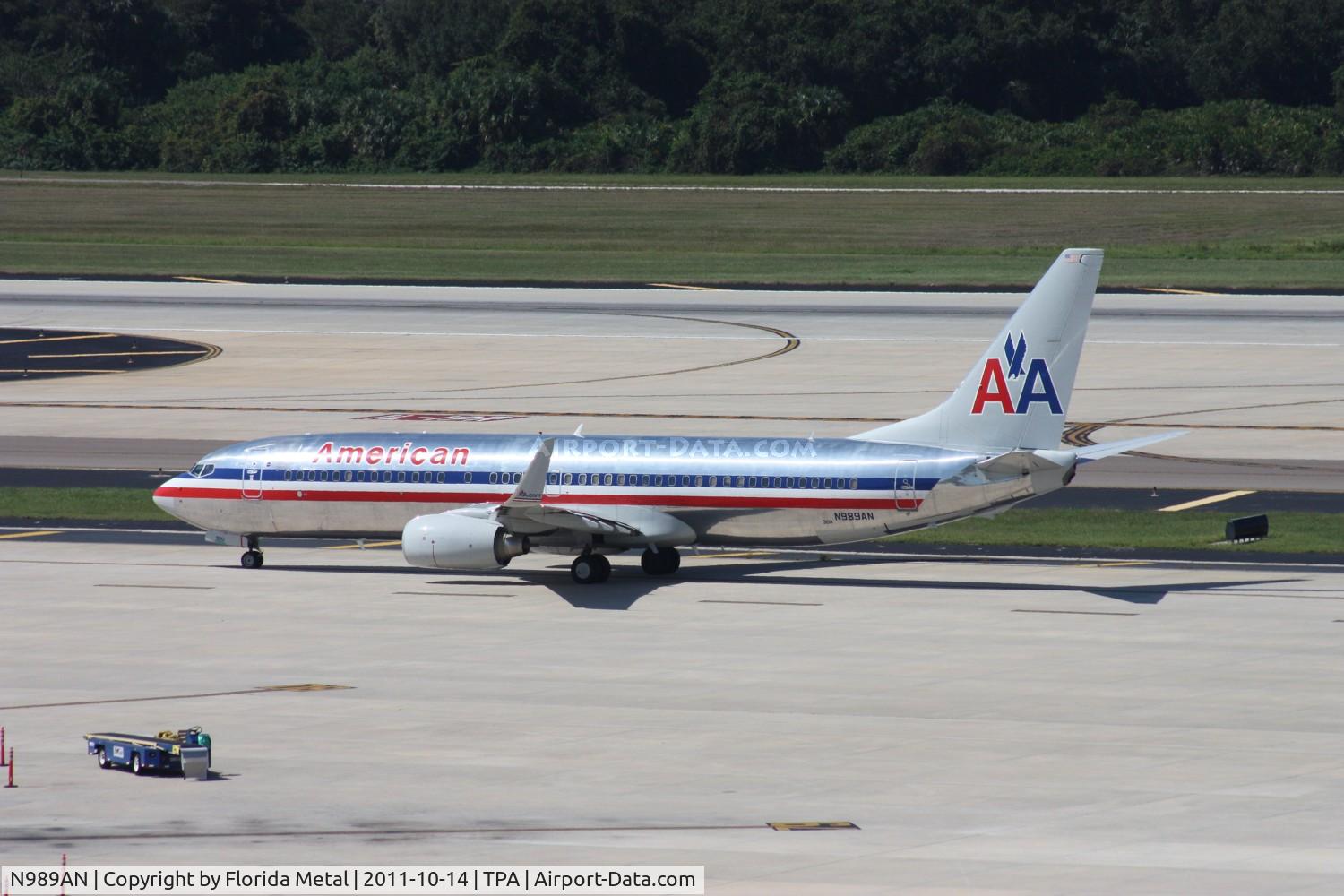 N989AN, 2009 Boeing 737-823 C/N 33205, American 737