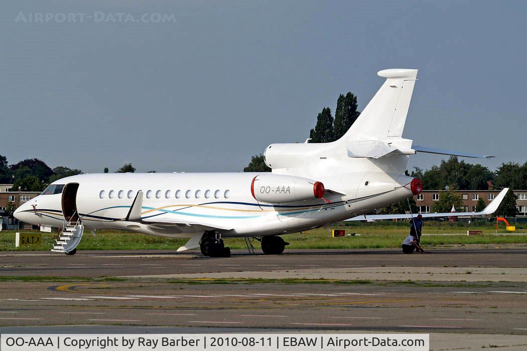 OO-AAA, 2009 Dassault Falcon 7X C/N 57, Dassault Falcon 7X [57] Antwerp-Deurne~OO 11/08/2010