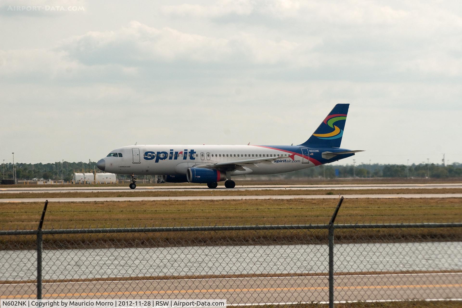 N602NK, 2010 Airbus A320-232 C/N 4264, Taking Off RWY 6