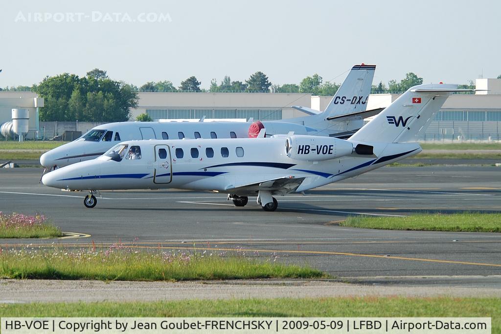 HB-VOE, 2001 Cessna 525A CitationJet CJ2 C/N 525A-0017, SPW - Speedwings