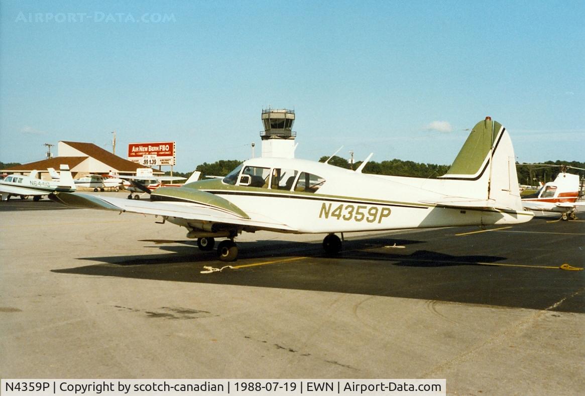 N4359P, 1959 Piper PA-23-160 Apache C/N 23-1859, 1959 Piper PA-23-160, N4359P, at Coastal Carolina Regional Airport (previously named Craven County Regional Airport) at New Bern, NC