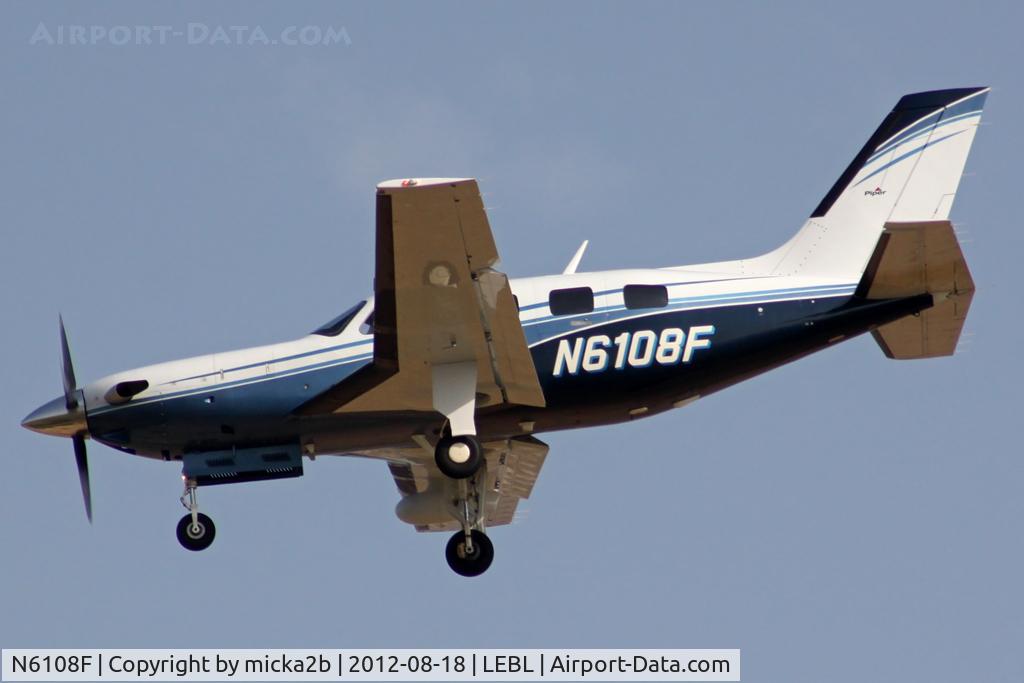 N6108F, 2011 Piper PA-46-500TP Malibu Meridian C/N 4697450, Landing