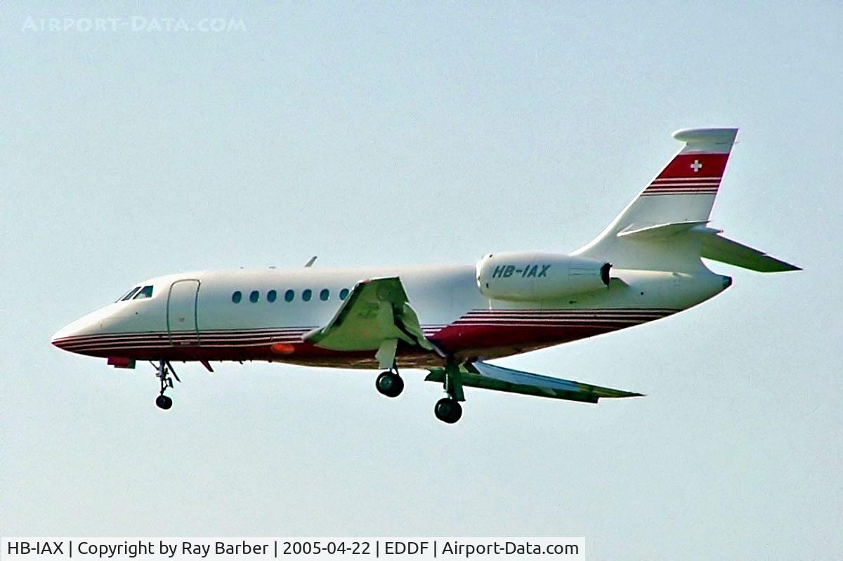 HB-IAX, 1996 Dassault Falcon 2000 C/N 33, Dassault Falcon 2000 [33] (Rabbit Air) Frankfurt~D 22/04/2005