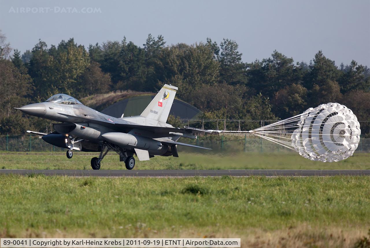 89-0041, 1989 General Dynamics F-16C Fighting Falcon C/N 4R-59, Turkey - Air Force
