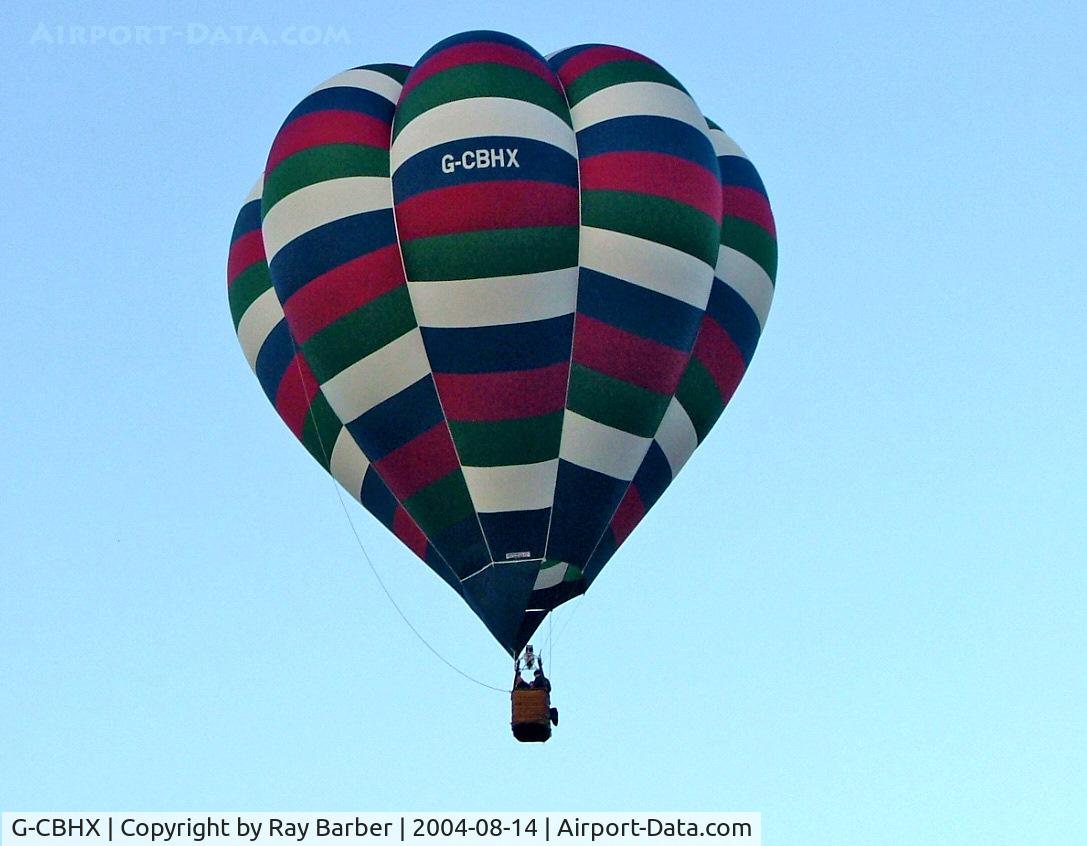 G-CBHX, 2001 Cameron Balloons V-77 C/N 3950, Cameron V-77 HAFB [3950] Ashton Court~ G 14/08/2004