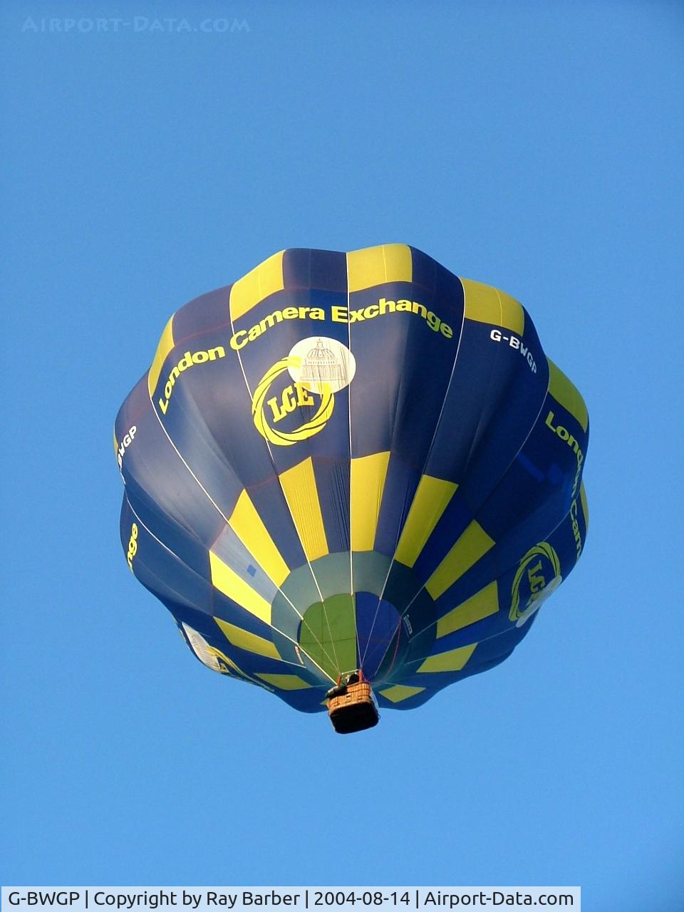 G-BWGP, 1995 Cameron Balloons C-80 C/N 3631, Cameron C-80 Concept HAFB [3631] Ashton Court~ G 14/08/2004