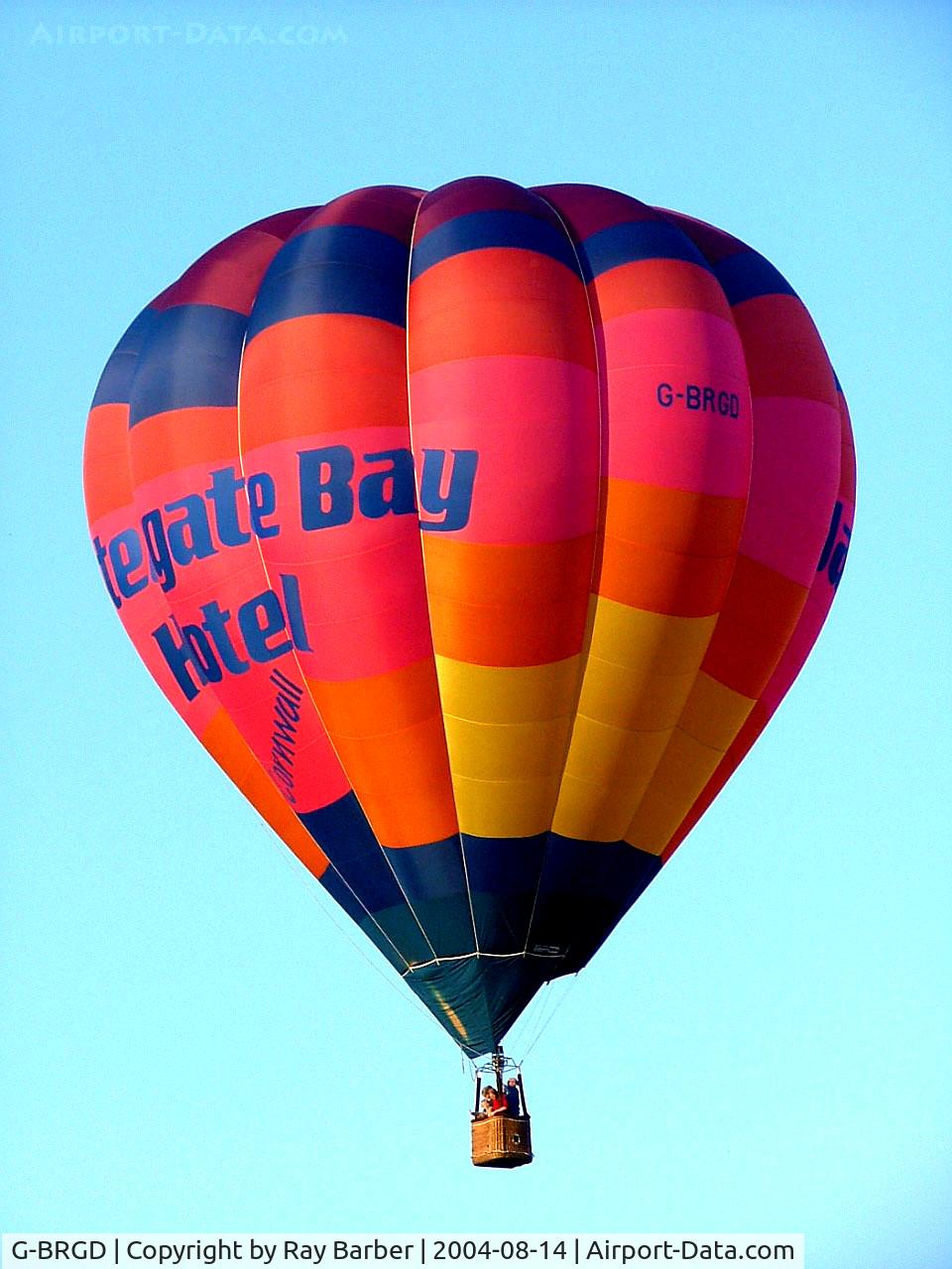 G-BRGD, 1989 Cameron Balloons O-84 C/N 2043, Cameron O-84 HAFB [2043] Ashton Court~ G 14/08/2004