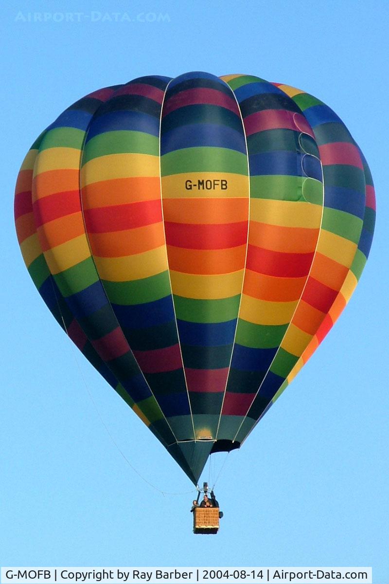 G-MOFB, 1997 Cameron Balloons O-120 C/N 4275, Cameron O-120 HAFB [4275] Ashton Court~G 14/08/2004