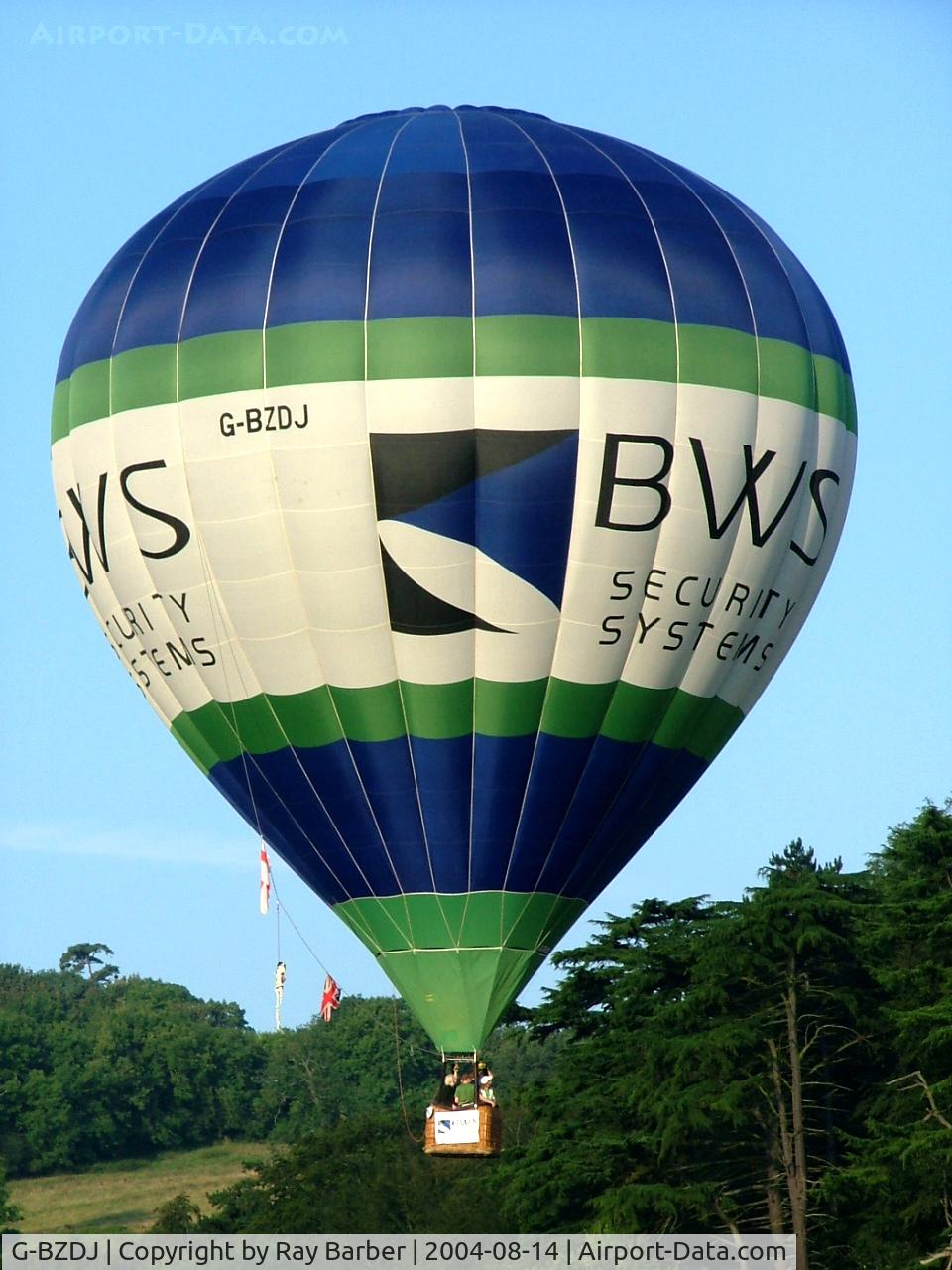 G-BZDJ, 2000 Cameron Balloons Z-105 C/N 4832, Cameron Z-105 HAFB [4832] Ashton Court~ G 14/08/2004