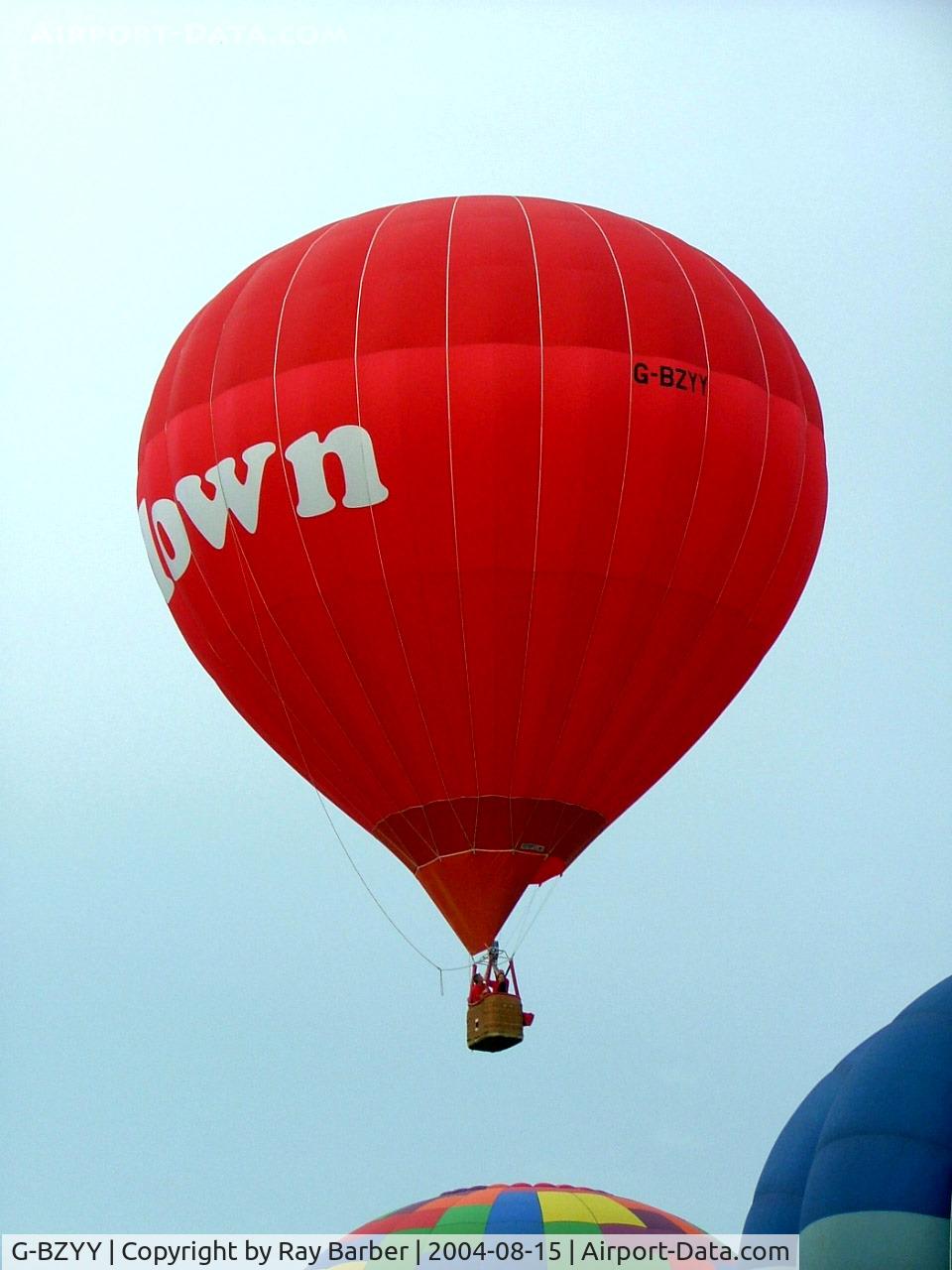 G-BZYY, 2001 Cameron Balloons N-90 C/N 10130, Cameron N-90 HAFB [10130] Ashton Court~ G 15/08/2004