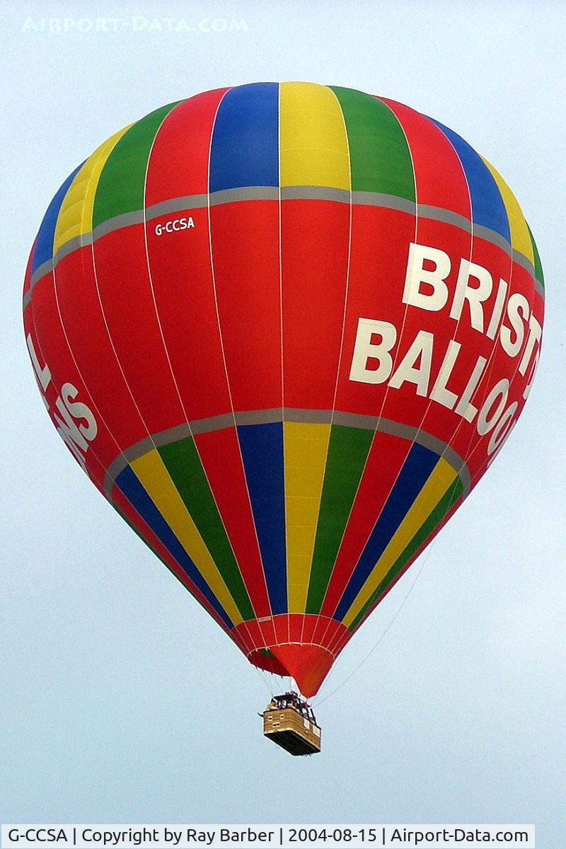 G-CCSA, 2004 Cameron Balloons Z-350 C/N 10490, Cameron Z-350 HAFB [10490] Ashton Court~ G 15/08/2004