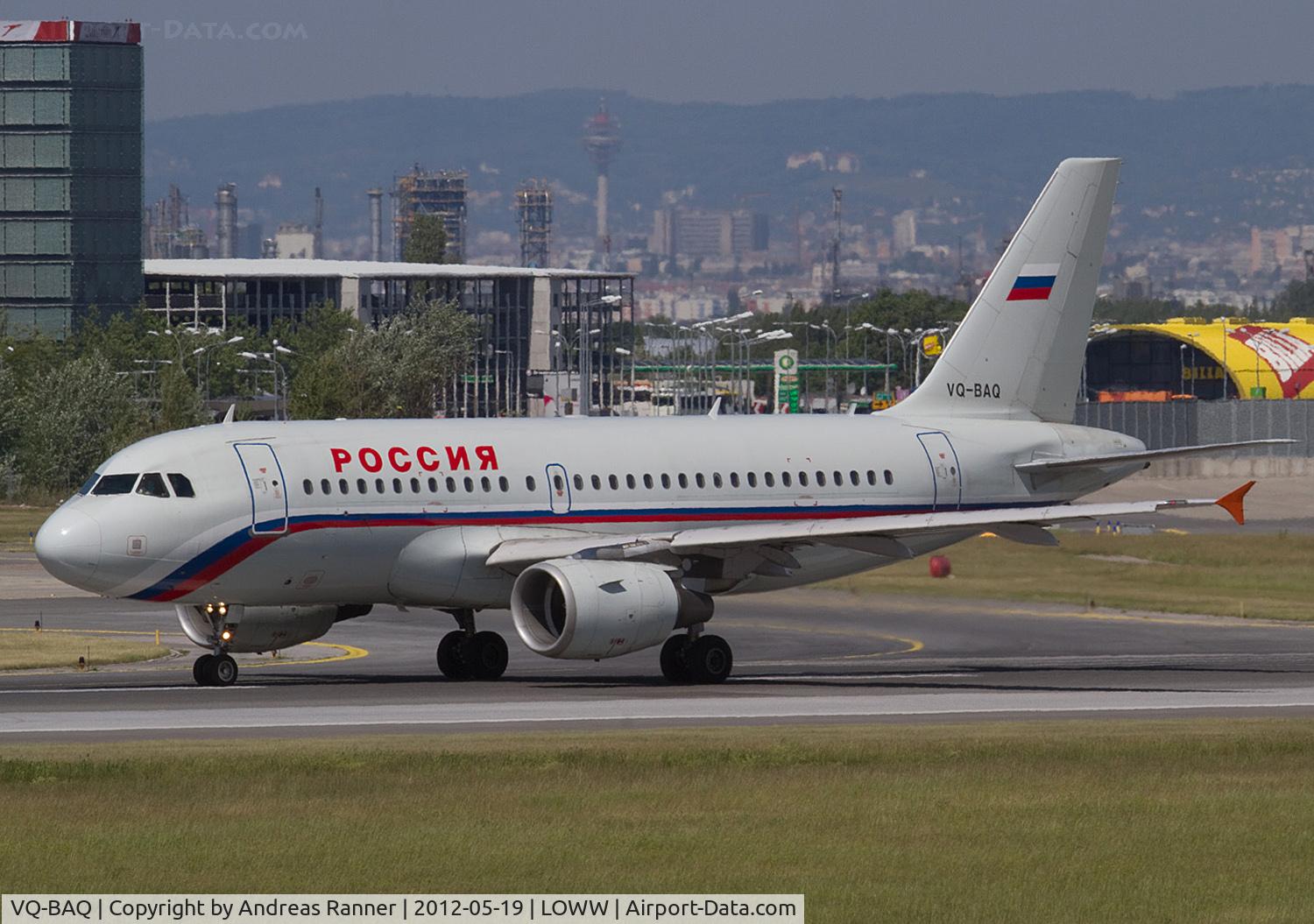 VQ-BAQ, 2001 Airbus A319-111 C/N 1560, Rossiya Airbus A319
