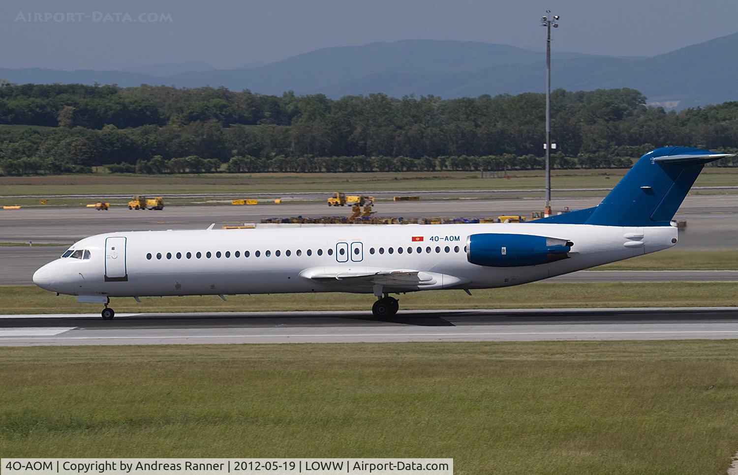 4O-AOM, 1990 Fokker 100 (F-28-0100) C/N 11321, Montenegro Airlines Fokker 100