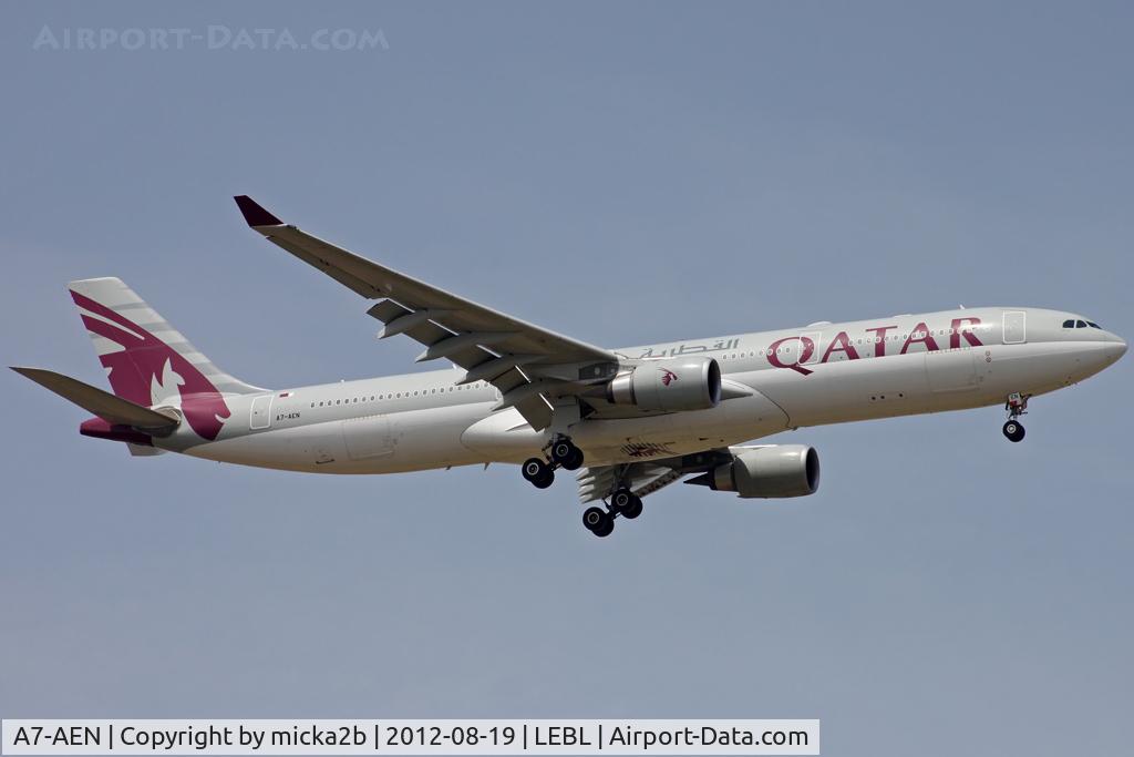 A7-AEN, 2008 Airbus A330-302 C/N 907, Landing