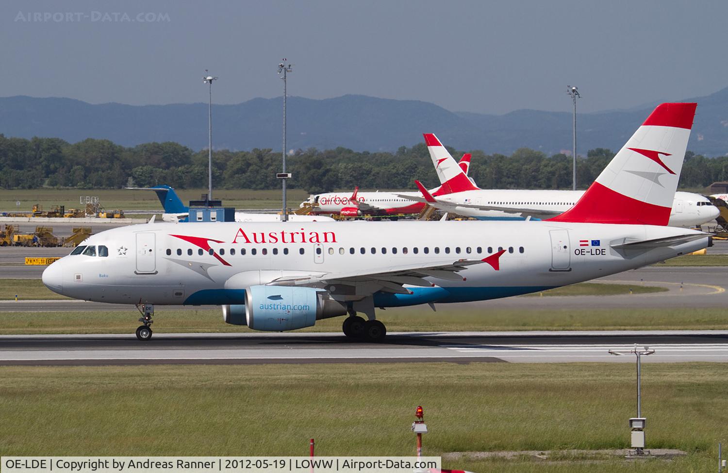 OE-LDE, 2005 Airbus A319-112 C/N 2494, Austrian Airlines Airbus A319