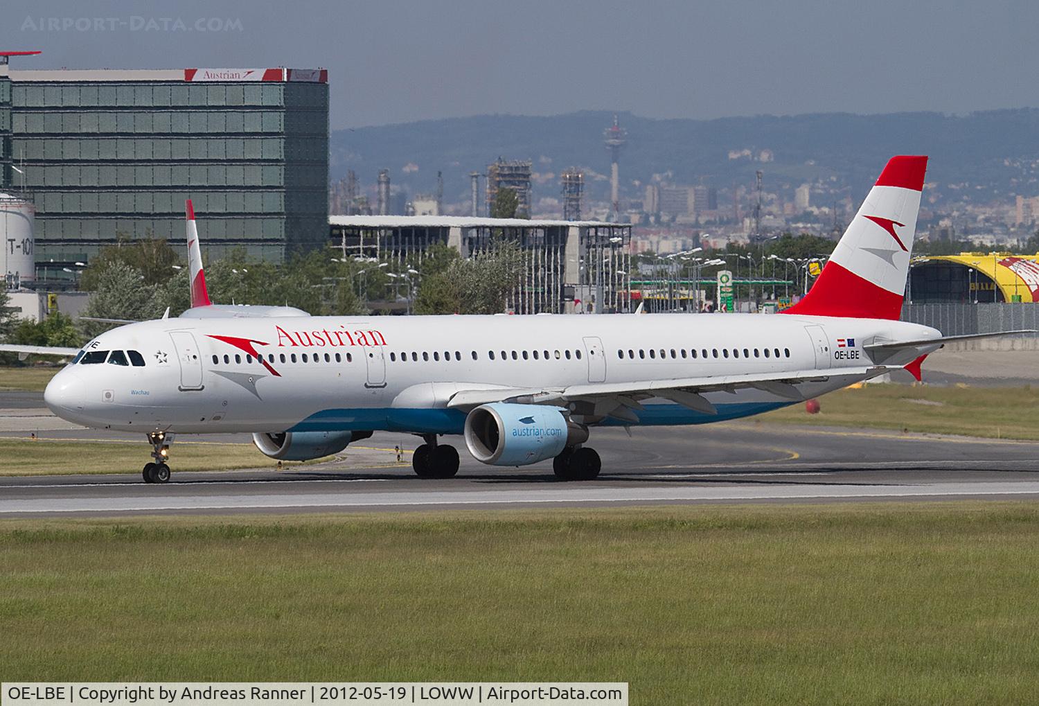 OE-LBE, 1998 Airbus A321-211 C/N 935, Austrian Airlines Airbus A321