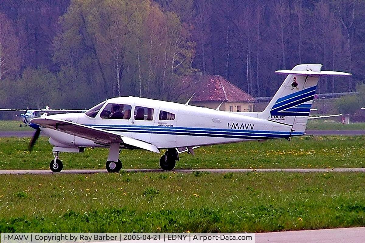 I-MAVV, 1981 Piper PA-28RT-201T Turbo Arrow IV C/N 28R-8131076, Piper PA-28RT-201T Turbo Arrow IV [28R-8131076]  Friedrichshafen~D 21/04/2005
