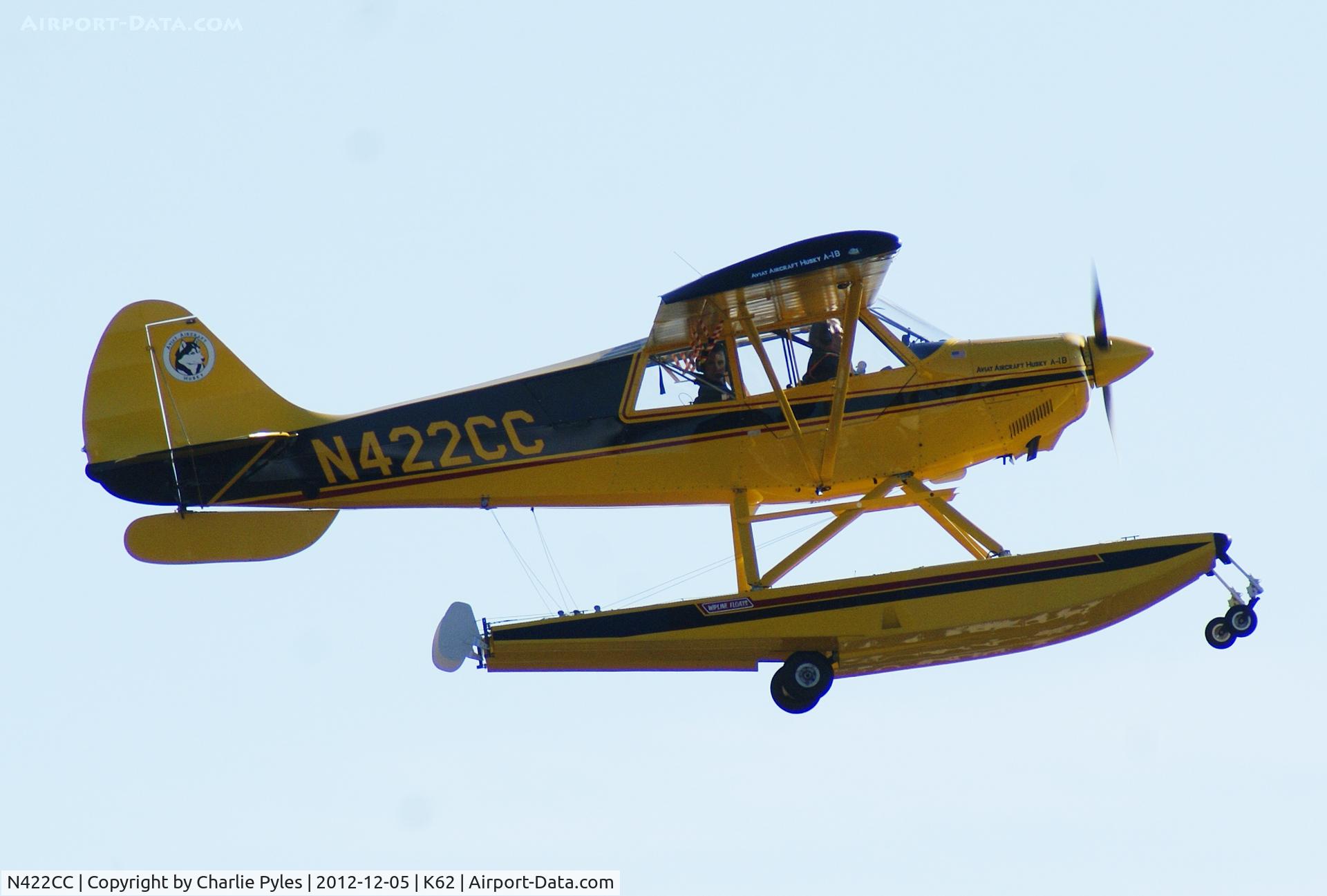 N422CC, 2001 Aviat A-1B Husky C/N 2170, A second shot as N422CC departed K62
