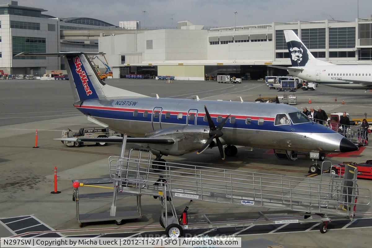 N297SW, 1996 Embraer EMB-120ER Brasilia C/N 120.327, At San Francisco