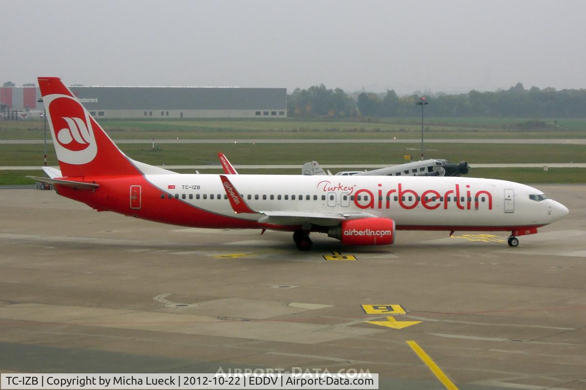 TC-IZB, 2009 Boeing 737-86J C/N 37743, At Hanover