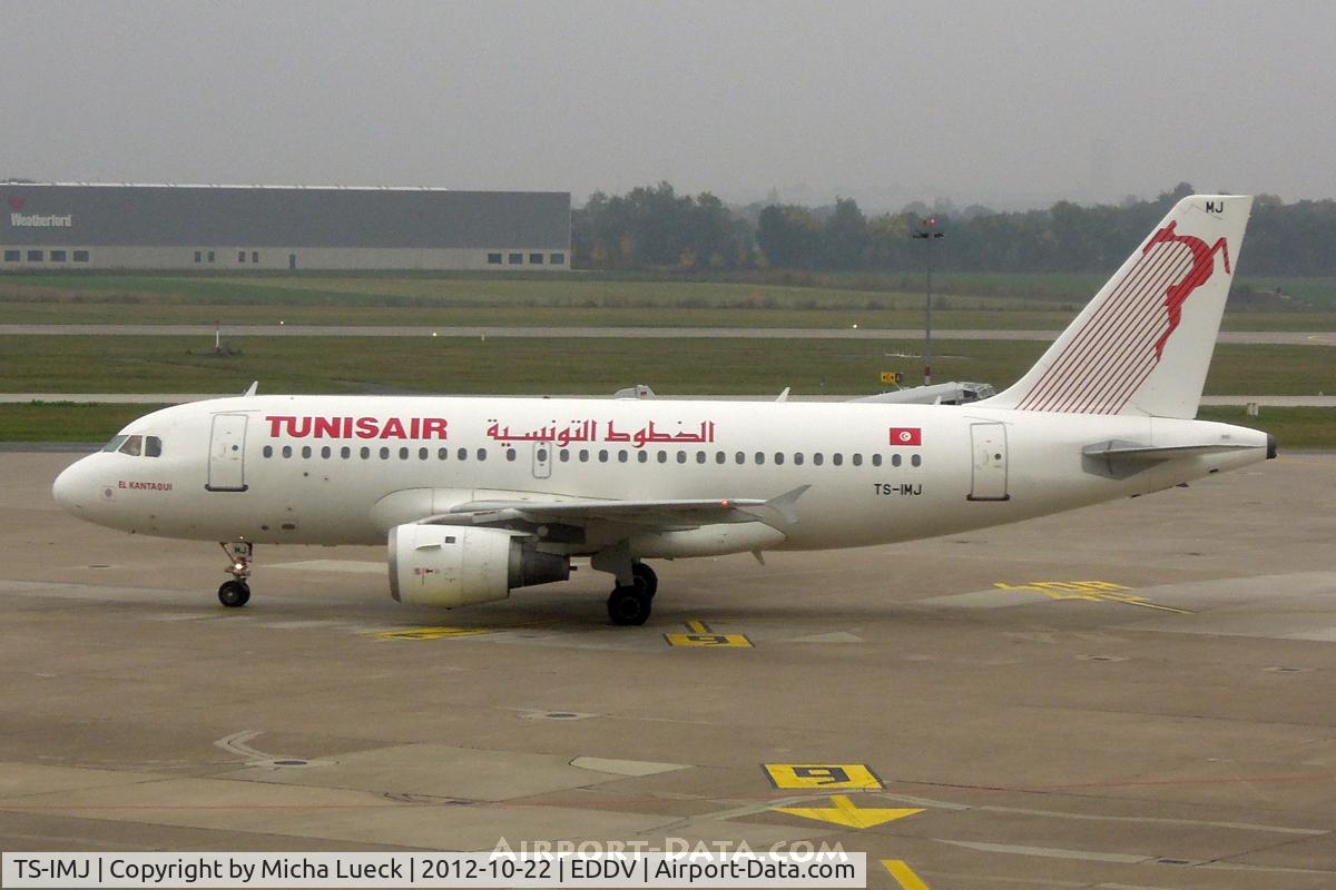 TS-IMJ, 1998 Airbus A319-114 C/N 869, At Hanover