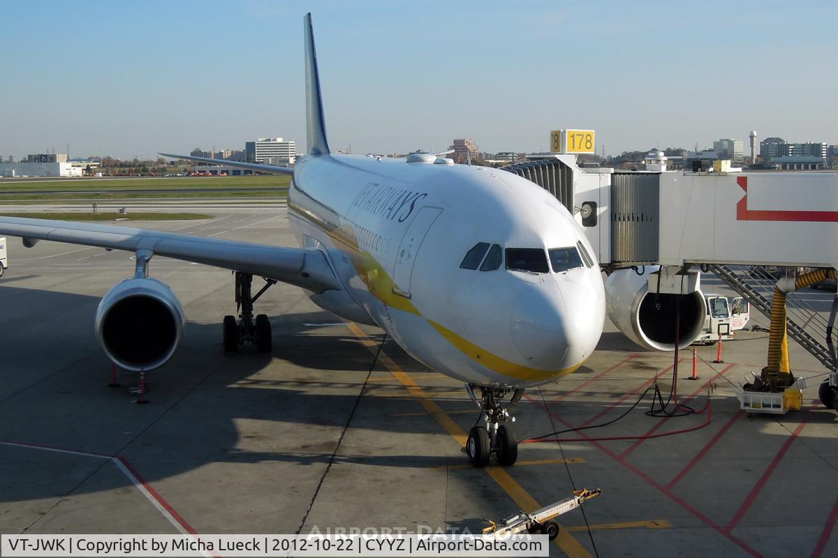 VT-JWK, 2007 Airbus A330-203 C/N 888, At Toronto