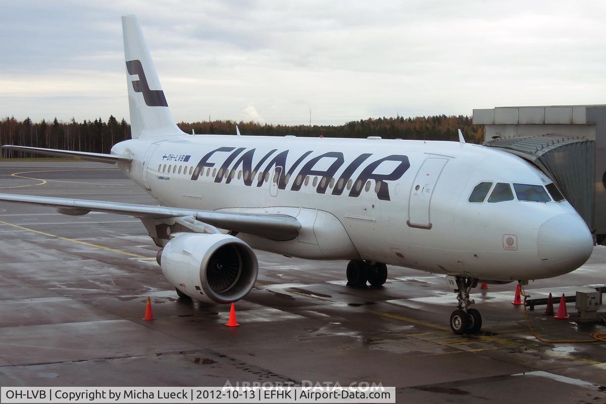 OH-LVB, 1999 Airbus A319-112 C/N 1107, At Helsinki Vantaa