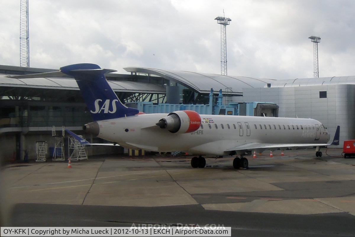 OY-KFK, 2009 Bombardier CRJ-900 (CL-600-2D24) C/N 15244, At Copenhagen