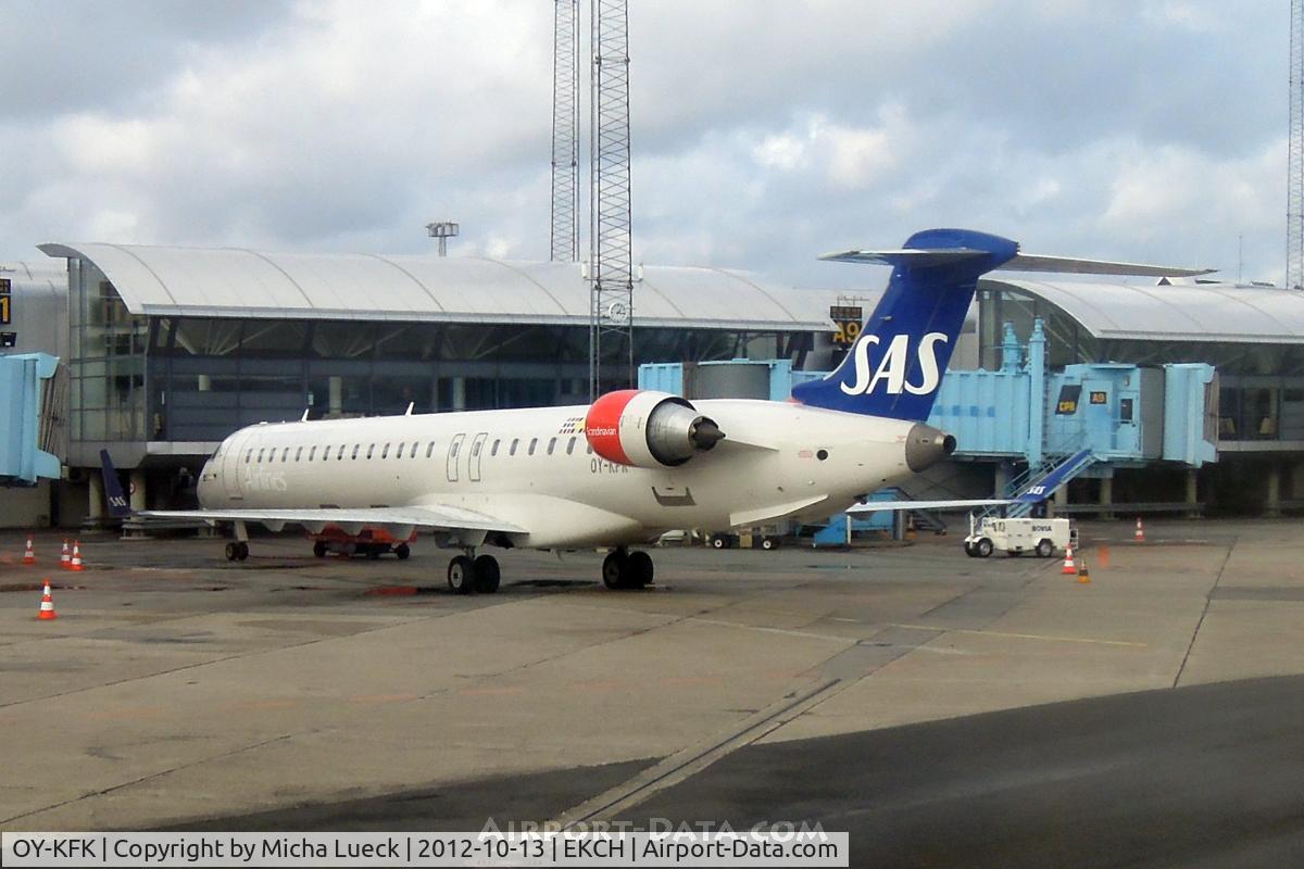 OY-KFK, 2009 Bombardier CRJ-900 (CL-600-2D24) C/N 15244, At Copenhagen